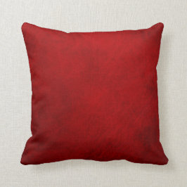 Almofada Costume de couro vermelho do Grunge retro