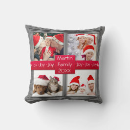 Almofada Costume de prata da colagem | da foto do Feliz