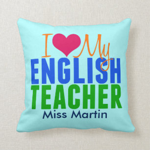 Almofada Costume do professor de inglês