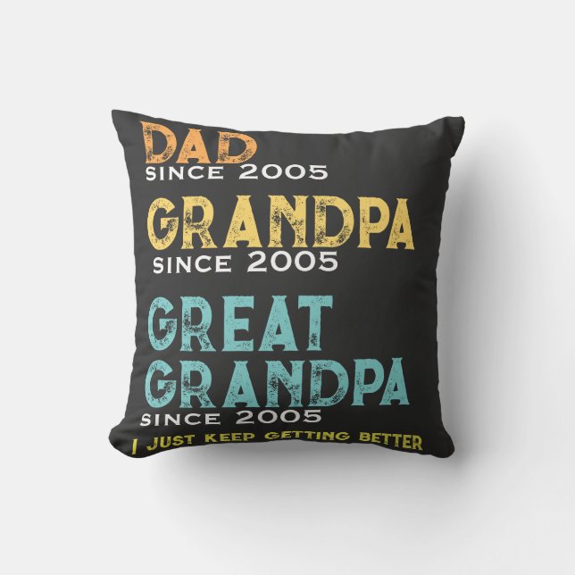 Almofada Costume, fico ganhando melhor presente para o padr (Frente)