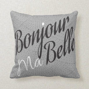 Almofada Costume francês do Belle das mães de Bonjour da