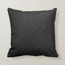 Almofada Costume retro do couro do preto do Grunge