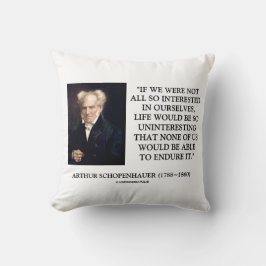 Almofada Cota de Schopenhauer Todos Tão Interessados em Nós
