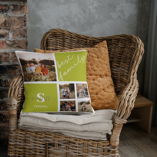 Almofada Cota Personalizada da Família Fotografia e Família (Criador carregado)