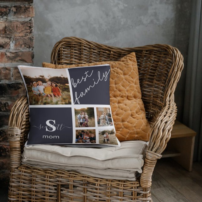 Almofada Cota Personalizada da Família Fotografia e Família (Criador carregado)