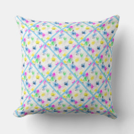 Almofada Cottage Colorful Throw Pillow