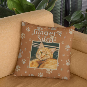 Almofada Couch personalizado de tocha mestiço de gato casta
