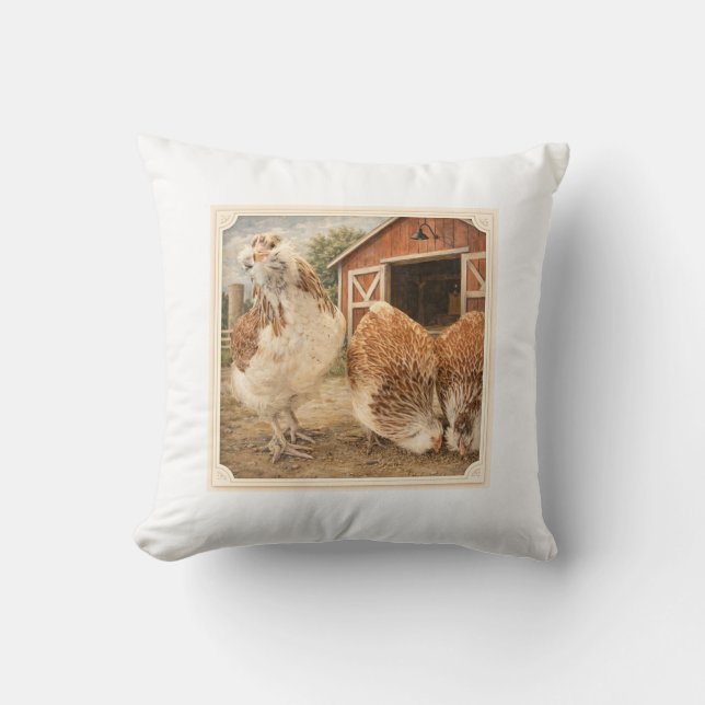 Almofada Country Boy with Chicken Pillow (Frente)