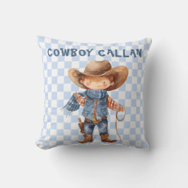 Almofada Country Western Cowboy Throw Pillow