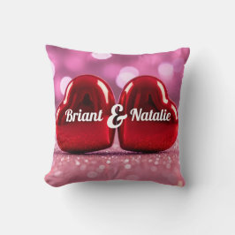 Almofada Couple valentine romantic heart decoration