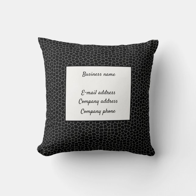 Almofada Couro de vidro escondido Elegante (Frente)