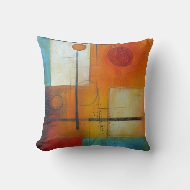 Almofada Coussin art abstrait (Frente)