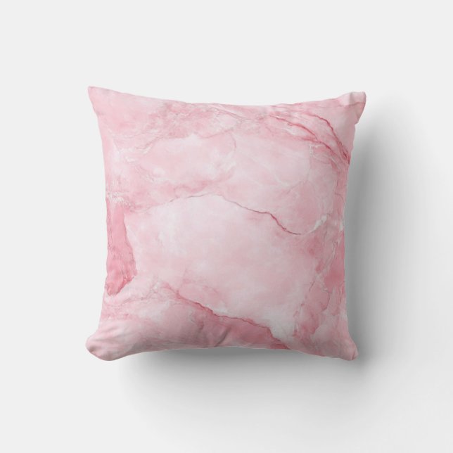 Almofada Coussin art abstrait rose (Frente)