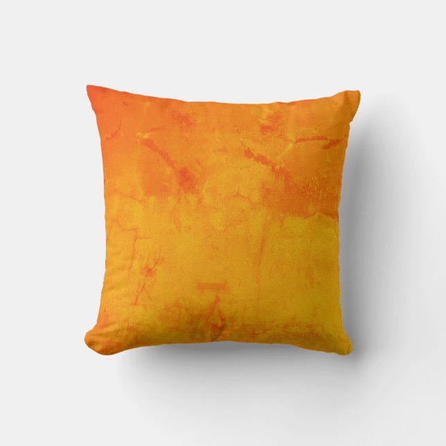 Almofada coussin aux couleurs chaudes rouge et jaune (Frente)