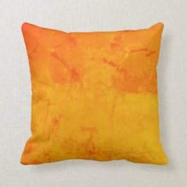 Almofada coussin aux couleurs chaudes rouge et jaune