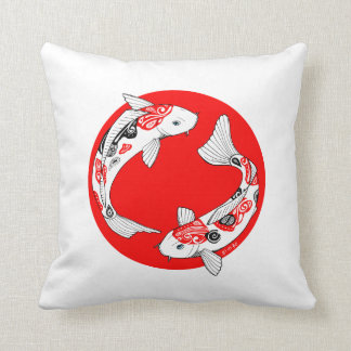Almofada Coussin carpe koi Japon Pillow koi Japan