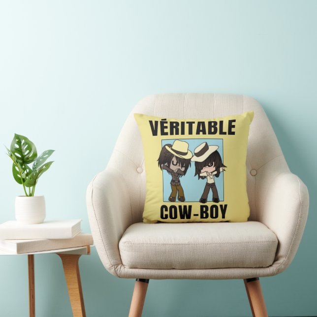 Almofada coussin cowboy chibi (Cadeira)