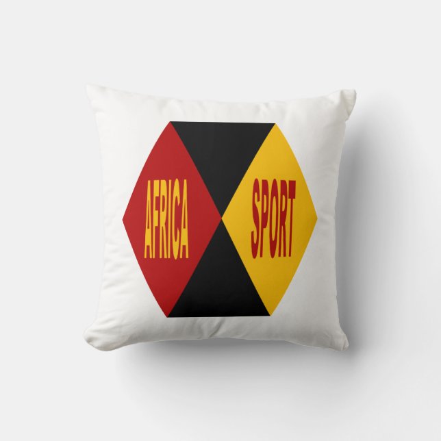 Almofada Coussin décoratif blanc  AFRICA SORT (Frente)