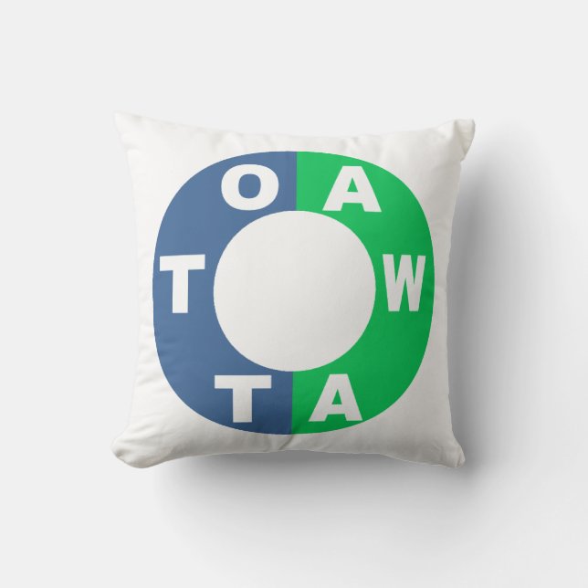 Almofada Coussin décoratif  blanc DESIGN OTTAWA (Frente)