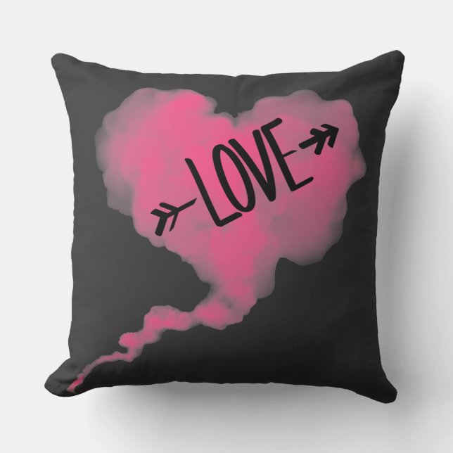 Almofada Coussin décoratif Love Cœur Nuage (Frente)