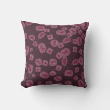 Coussin Décoratif Mauve Mystique – Motif Fées