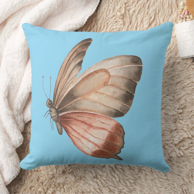 Almofada coussin decoratifs papillons bleu ciel (Cobertor)