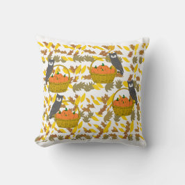 Almofada Coussin Hiboux et Récolte d'Automne