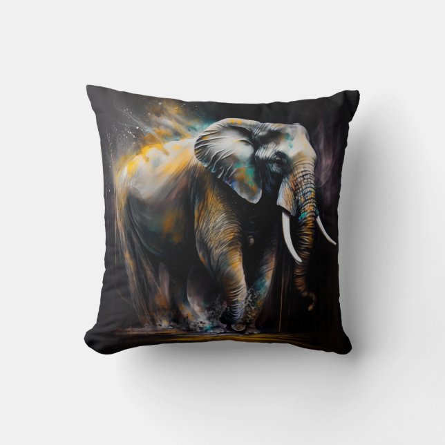 Almofada Coussin imprimé Eléphant (Frente)