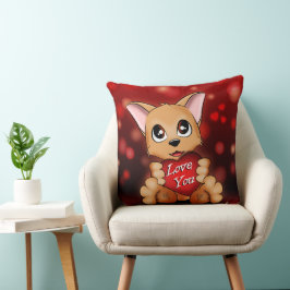 Almofada Coussin Le chiot t'aime