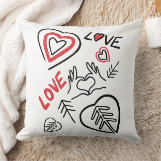Almofada Coussin love et cœurs pour la st Valentin