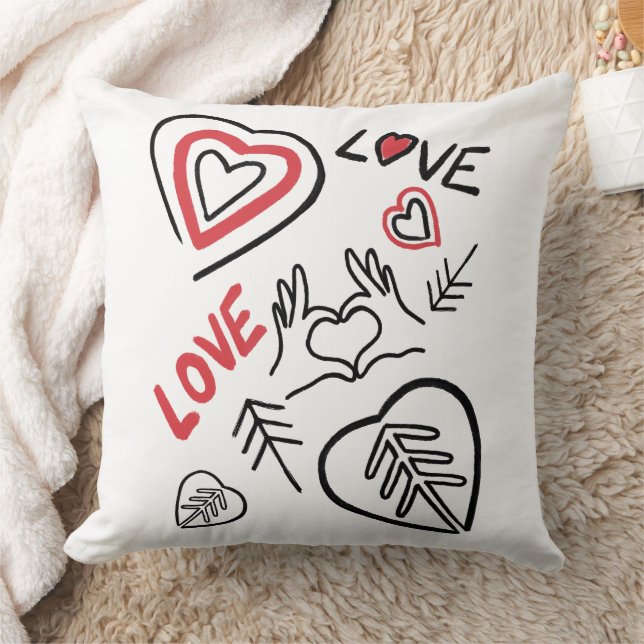 Almofada Coussin love et cœurs pour la st Valentin (Cobertor)