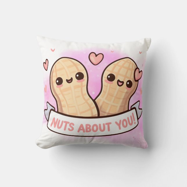 Almofada Coussin Nuts About You (Frente)