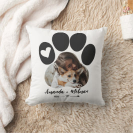 Almofada Coussin personnalisé, chien deux photos
