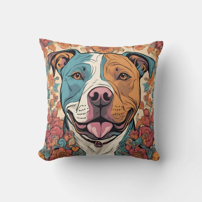 Almofada coussin pitbull (Frente)