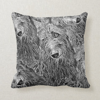 Almofada Coussin Scottish deerhound coursing