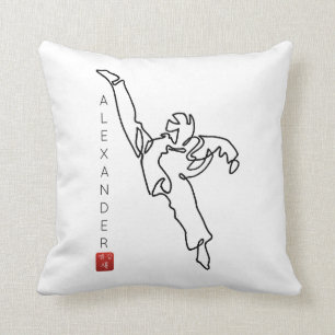 Almofada Coussin TAEKWONDO DWICHAGI back kick