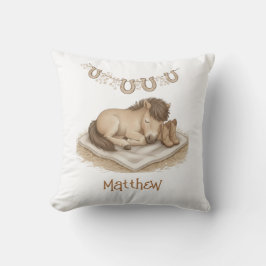 Almofada Cowboy Boots & Foal Nursery Pillow