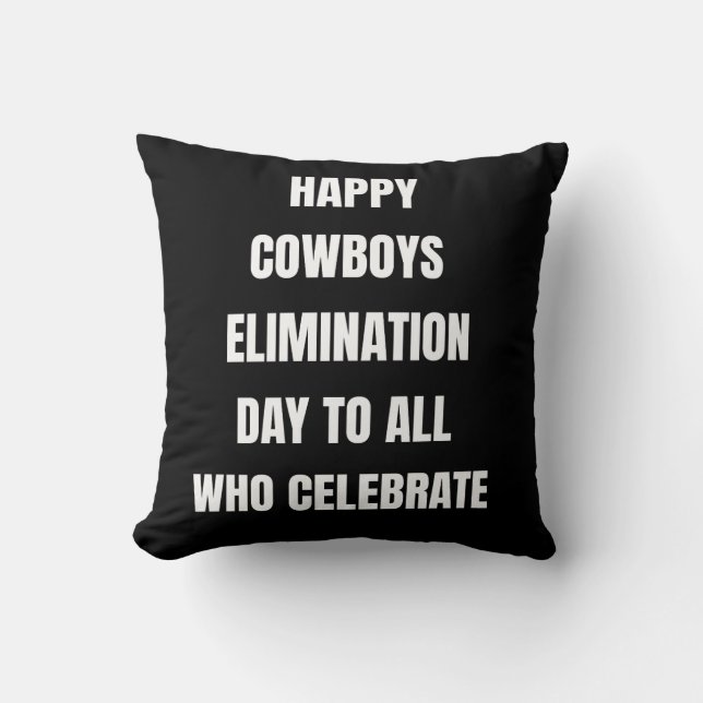 Almofada Cowboys é uma droga (Frente)