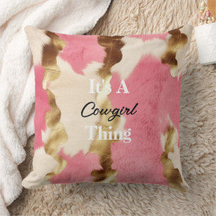 Almofada Cowgirl Dourada Cowgirl Cowhow Cink