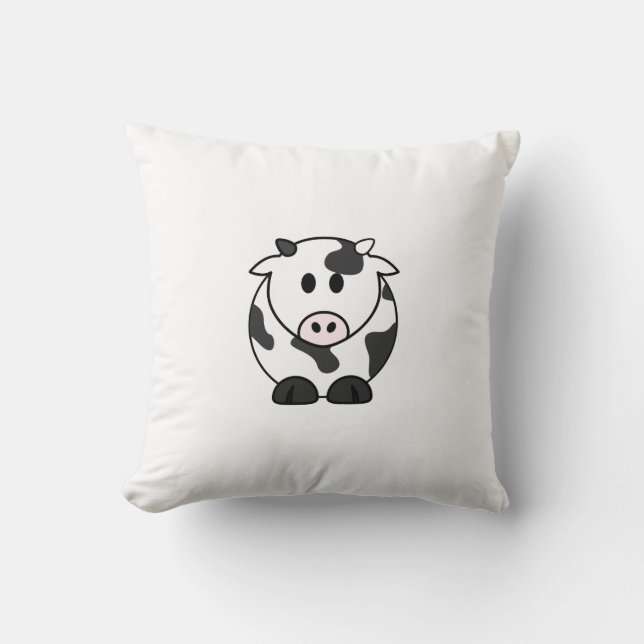 Almofada Cowzy Pillow – Cute Cartoon Cow Cushion (Frente)