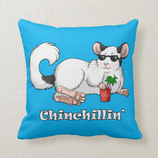 Almofada Coxim 41 cm x 41 cm do lance de Chinchillin