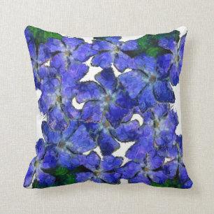 Almofada Coxim azul do design da pervinca