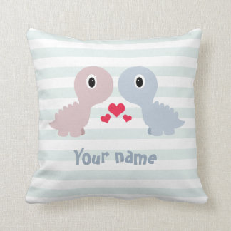Almofada Coxim bonito personalizado dos dinossauros