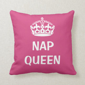 Almofada Coxim da rainha da sesta com design da coroa