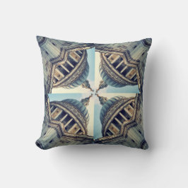 Almofada Coxim das construções da colagem da arte de