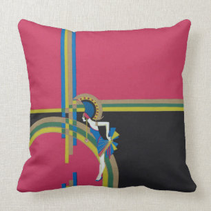 Almofada Coxim do Flapper do art deco