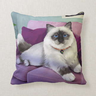 Almofada Coxim do lance do gato de CatFans - de Birman