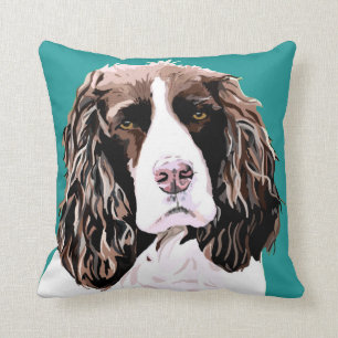 Almofada Coxim do Spaniel de Springer