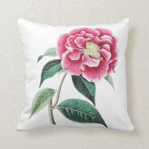 Almofada Coxim floral cor-de-rosa