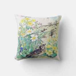 Almofada coxim inglês do travesseiro do campo dos animais